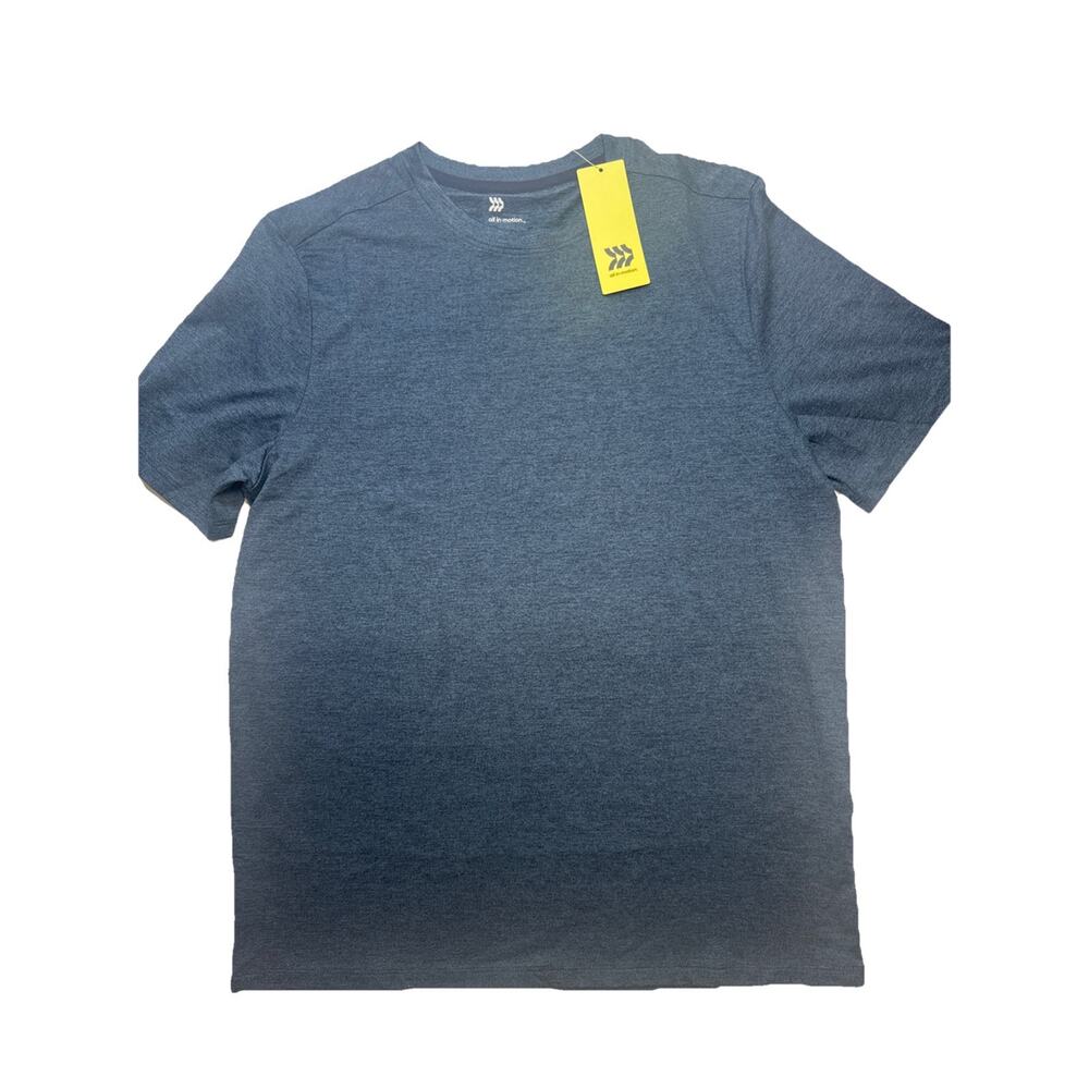 All in Motion‎ Men’s Small Blue Heather Short Sleeve Athletic Performance